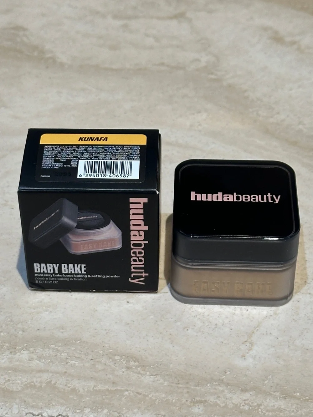 Huda Beauty Mini Easy Bake Loose Baking & Setting Powder - Kunafa
